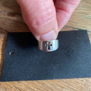 James Avery sterling silver cross ring